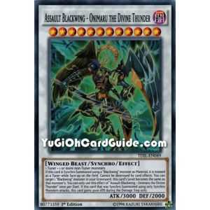 Assault Blackwing - Onimaru the Divine Thunder (Super Rare) – The Dark Illusion | Carta YUGIOH en México