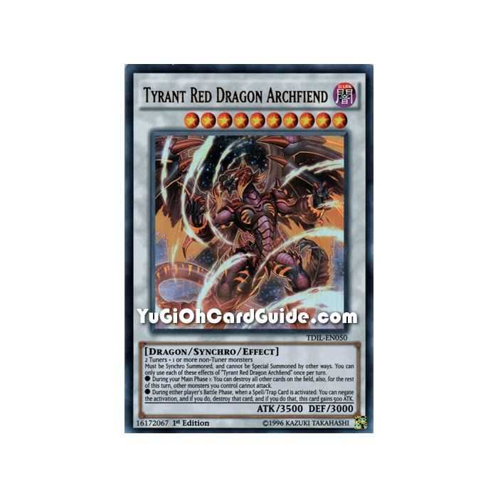 Tryant Red Dragon Archfiend (Ultra Rare) – The Dark Illusion | Carta YUGIOH en México