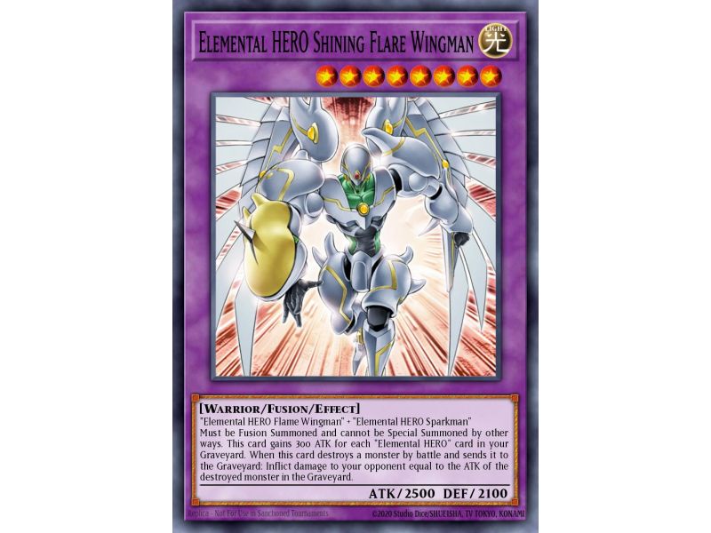 Elemental HERO Shining Flare Wingman (Ultimate Rare)