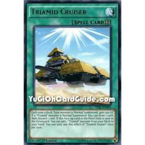 Triamid Cruiser (Rare) – The Dark Illusion | Carta YUGIOH en México