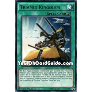 Triamid Kingolem (Rare) – The Dark Illusion | Carta YUGIOH en México