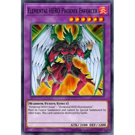 Elemental HERO Phoenix Enforcer (Ultimate Rare)