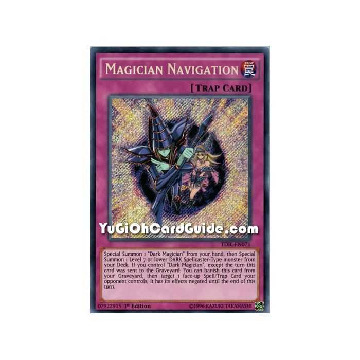 Magician Navigation (Secret Rare) – The Dark Illusion | Carta YUGIOH en México