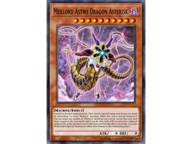 Meklord Astro Dragon Asterisk (Super Rare)