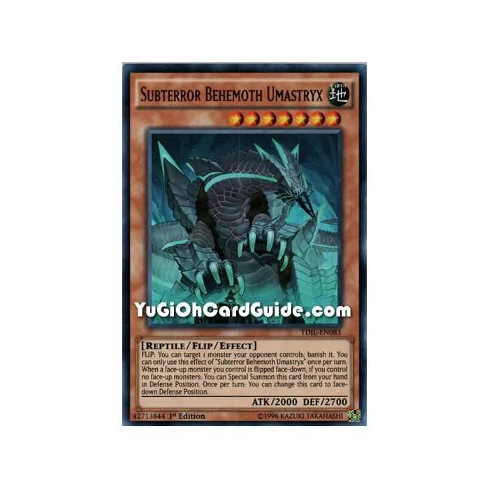 Subterror Behemoth Umastryx (Ultra Rare) – The Dark Illusion | Carta YUGIOH en México