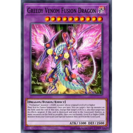 Greedy Venom Fusion Dragon (Secret Rare)