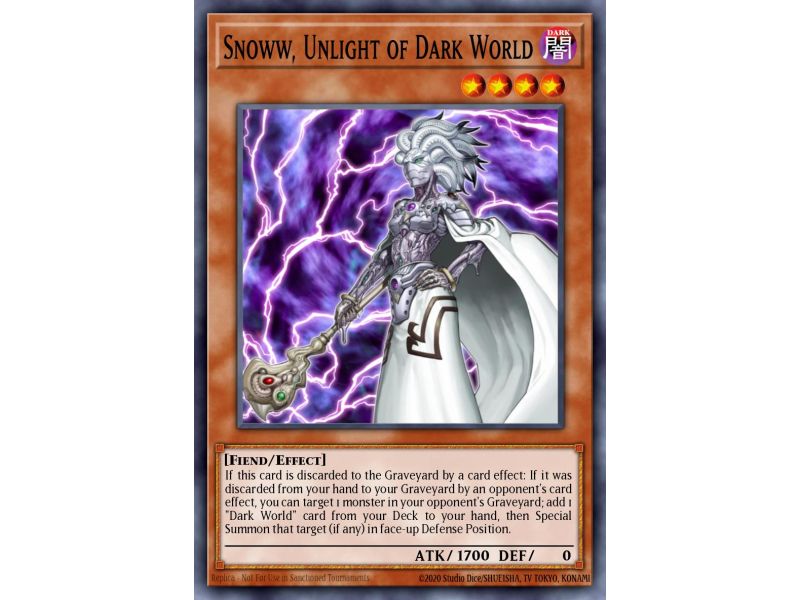 Snoww, Unlight of Dark World (Super Rare)