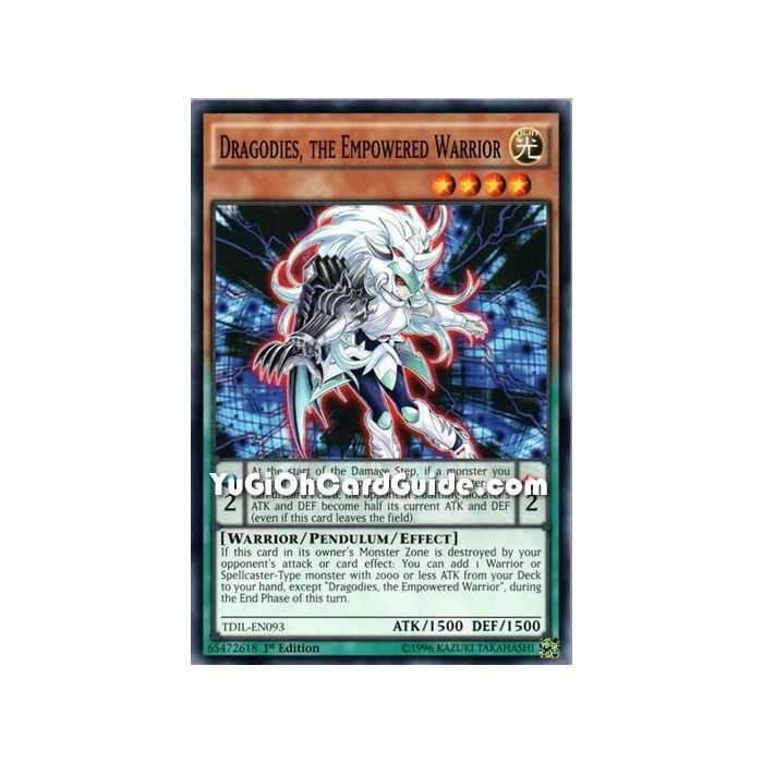 Dragodies, the Empowered Warrior (Common) – The Dark Illusion | Carta YUGIOH en México