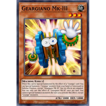 Geargiano Mk-III (Super Rare)