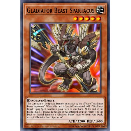 Gladiator Beast Spartacus (Rare)