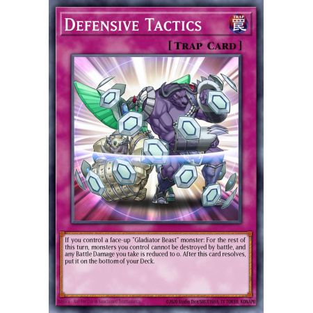 Defensive Tactics (Super Rare)