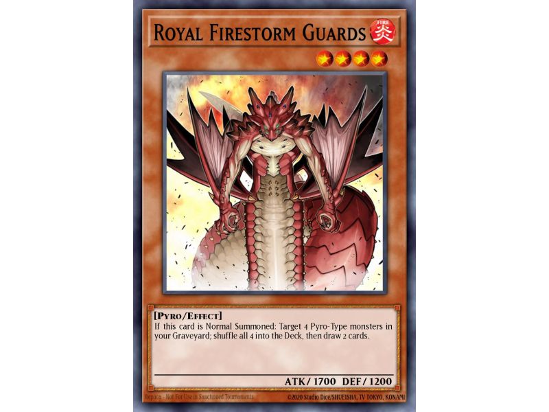Royal Firestorm Guards (Gold Rare)