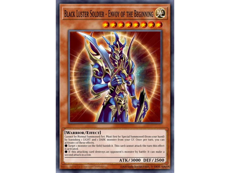 Black Luster Soldier - Envoy of the Beginning (Gold Rare)