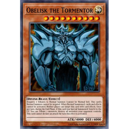 Obelisk the Tormentor (Gold Rare)