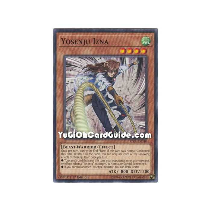 Yosenju Izna (Common) – Rising Rampage | Carta YUGIOH en México