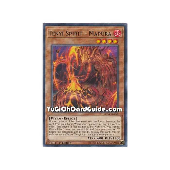 Tenyi Spirit - Mapura (Rare) – Rising Rampage | Carta YUGIOH en México
