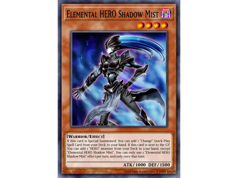 Elemental HERO Shadow Mist (Super Rare)