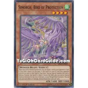 Simorgh, Bird of  Protection (Common) – Rising Rampage | Carta YUGIOH en México