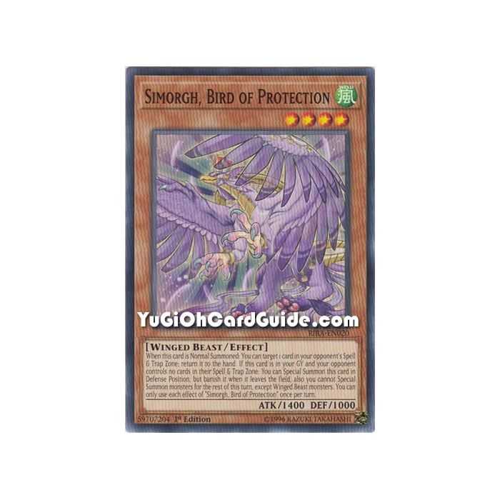 Simorgh, Bird of  Protection (Common) – Rising Rampage | Carta YUGIOH en México