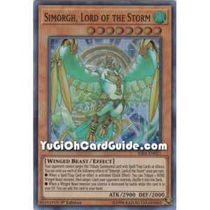 Simorgh, Lord of the Storm (Super Rare) – Rising Rampage | Carta YUGIOH en México