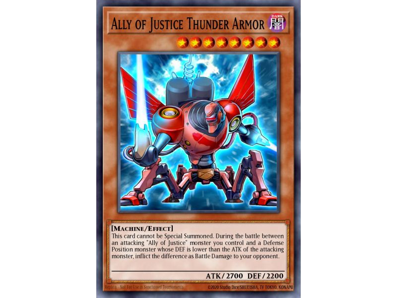Ally of Justice Thunder Armor (Super Rare)