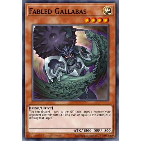 Fabled Gallabas (Secret Rare)