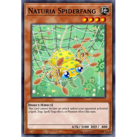 Naturia Spiderfang (Super Rare)