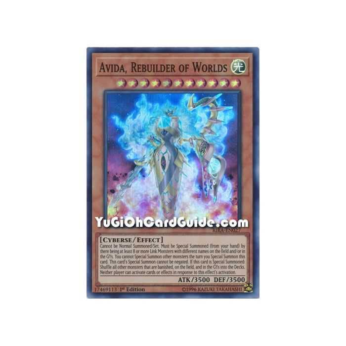 Avida, Rebuilder of Worlds (Super Rare) – Rising Rampage | Carta YUGIOH en México