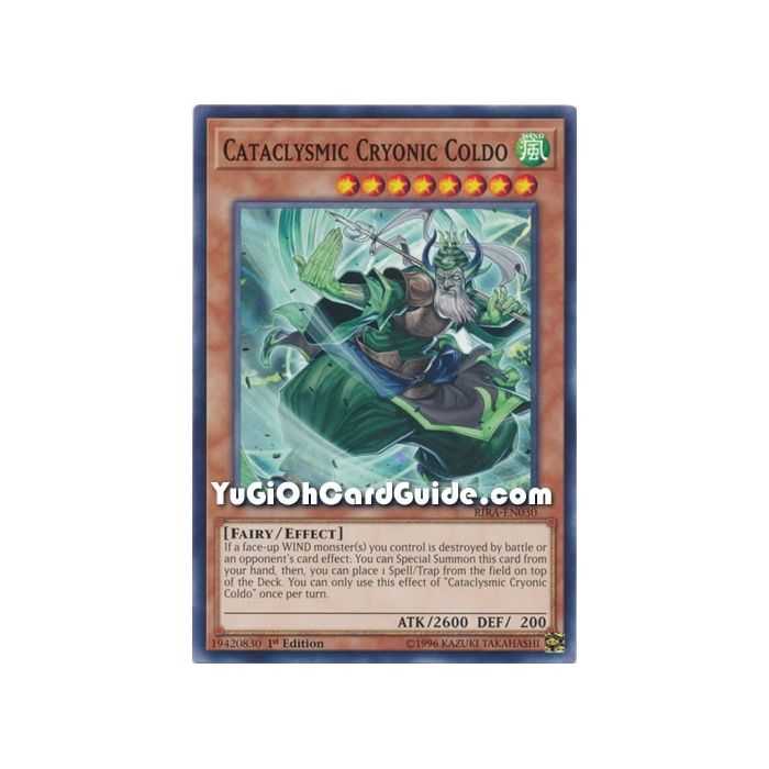Cataclysmic Cryonic Coldo (Common) – Rising Rampage | Carta YUGIOH en México