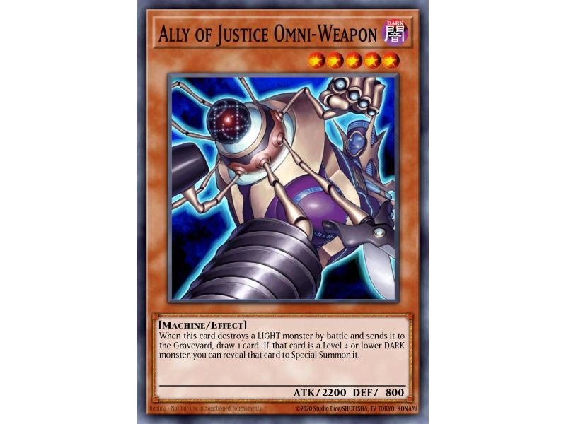 Ally of Justice Omni-Weapon (Secret Rare)