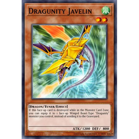 Dragunity Javelin (Super Rare)