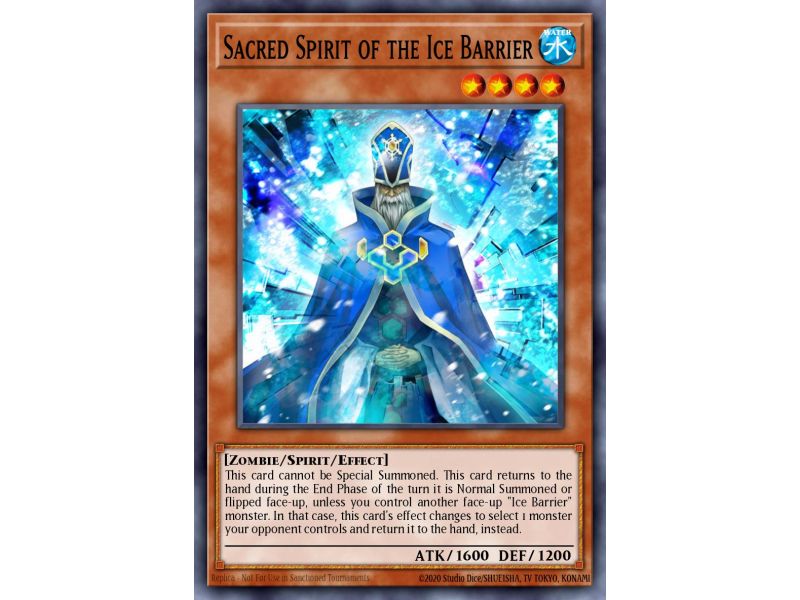 Sacred Spirit of the Ice Barrier (Super Rare)