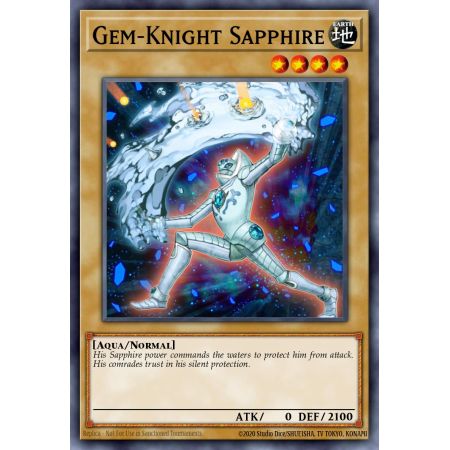 Gem-Knight Sapphire (Super Rare)