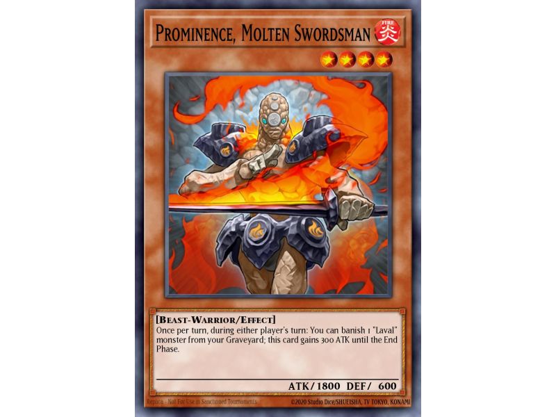 Prominence, Molten Swordsman (Super Rare)