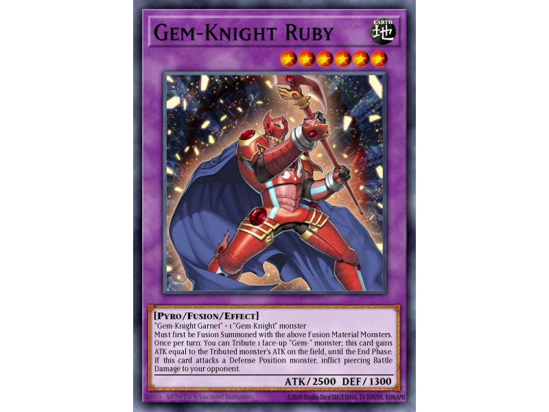Gem-Knight Ruby (Secret Rare)
