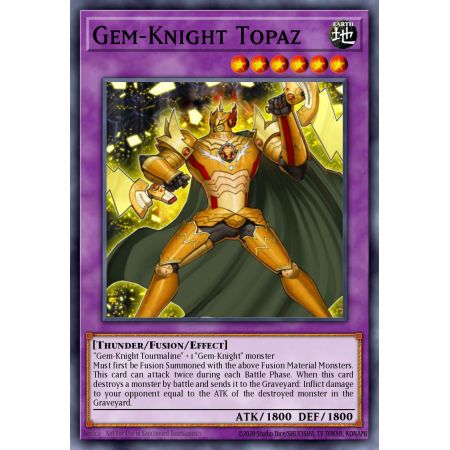 Gem-Knight Topaz (Secret Rare)
