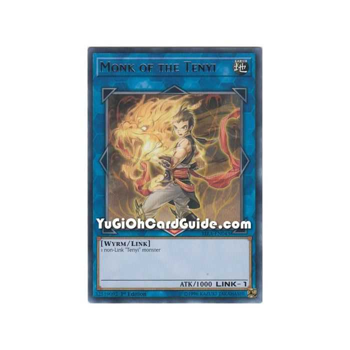 Monk of the Tenyi (Rare) – Rising Rampage | Carta YUGIOH en México