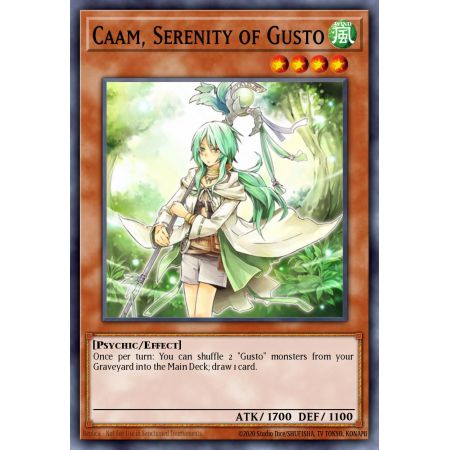 Caam, Serenity of Gusto (Secret Rare)