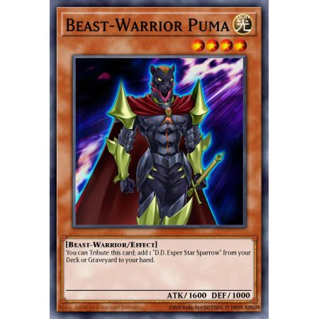 Beast-Warrior Puma (Super Rare)