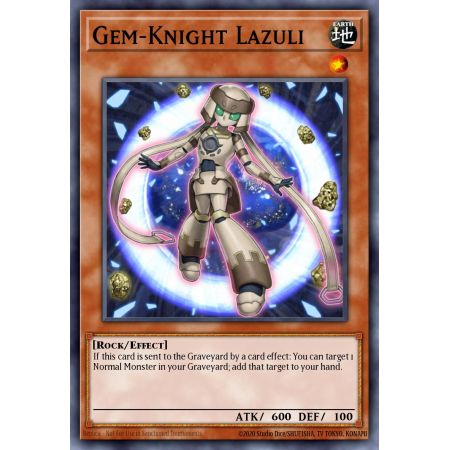 Gem-Knight Lazuli (Super Rare)