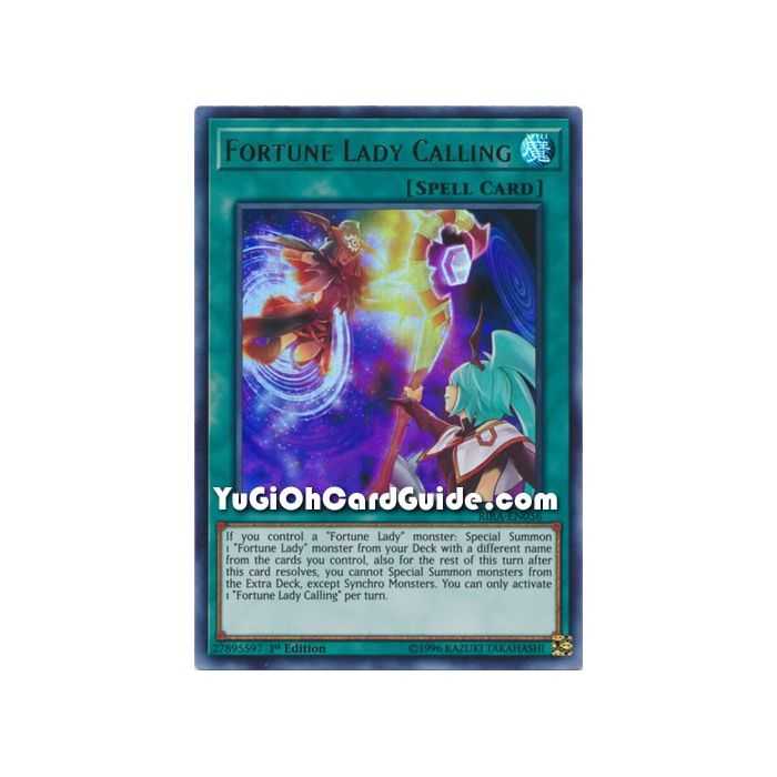 Fortune Lady Calling (Ultra Rare) – Rising Rampage | Carta YUGIOH en México