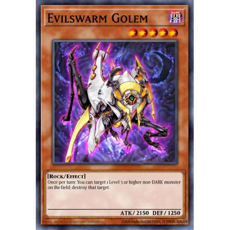 Evilswarm Golem (Super Rare)