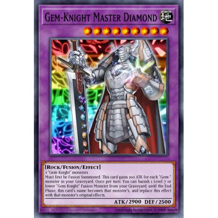 Gem-Knight Master Diamond (Secret Rare)