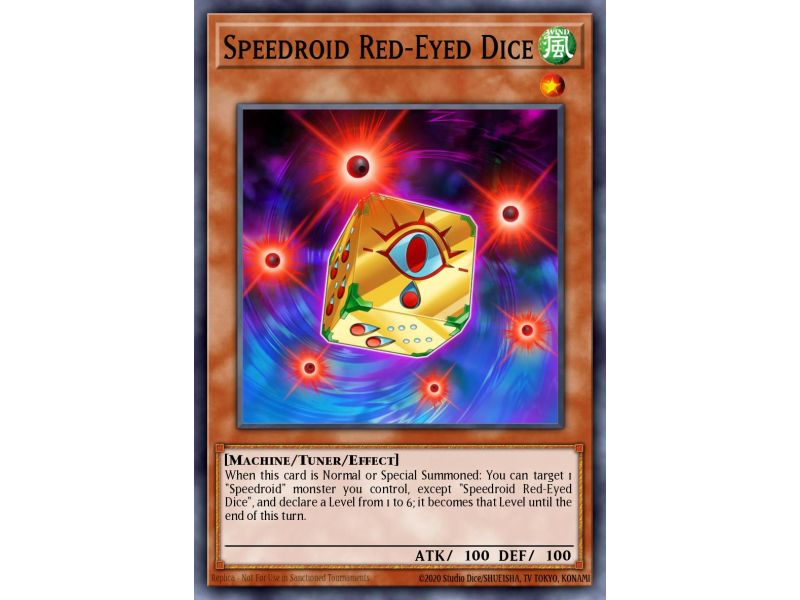 Speedroid Red-Eyed Dice (Super Rare)
