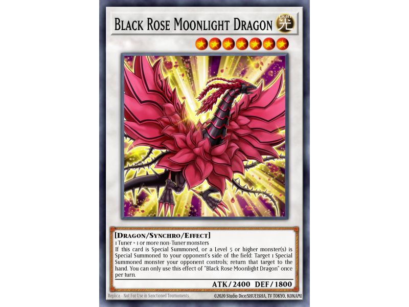 Black Rose Moonlight Dragon (Super Rare)