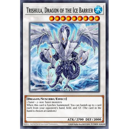 Trishula, Dragon of the Ice Barrier (Secret Rare)