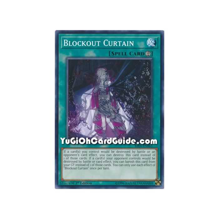 Blockout Curtain (Common) – Rising Rampage | Carta YUGIOH en México