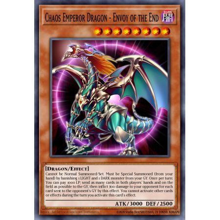 Chaos Emperor Dragon - Envoy of the End (Secret Rare)