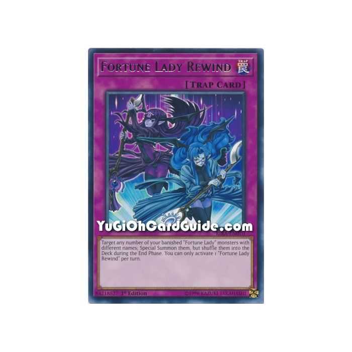 Fortune Lady Rewind (Rare) – Rising Rampage | Carta YUGIOH en México