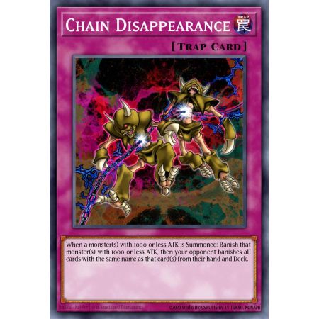 Chain Disappearance (Rare)